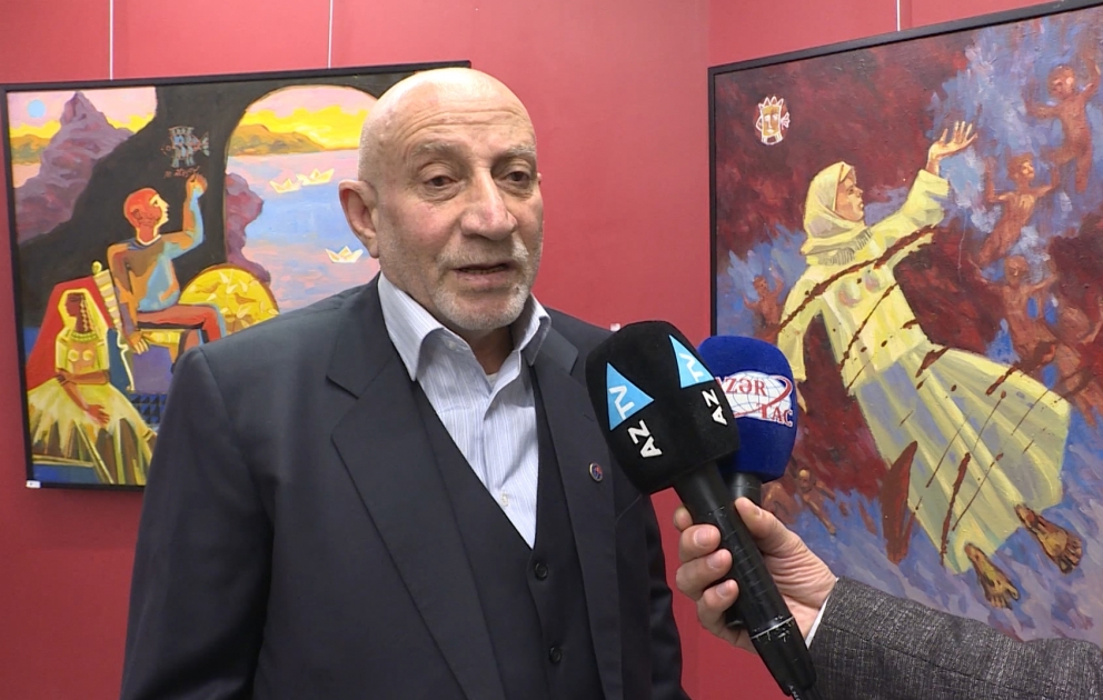 “Müharibənin ana və uşaqları” rəsm sərgisi 20 Yanvar faciəsi qurbanlarının xatirəsinə ithaf edilib