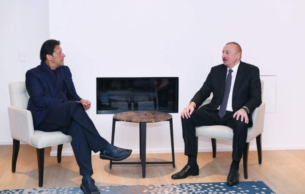 Treffen von Präsident Ilham Aliyev mit Pakistans Premierminister