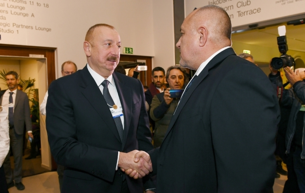 President Ilham Aliyev met with Polish President Andrzej Duda in Davos