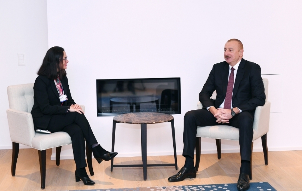 President Ilham Aliyev met with Chairperson of Public Sector Solutions of Swiss Re
