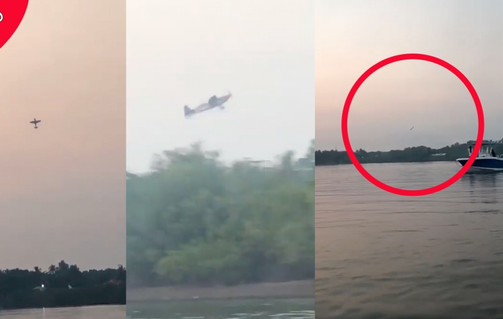 Plane crashes during Red Bull air show rehearsal in Iztapa, Guatemala