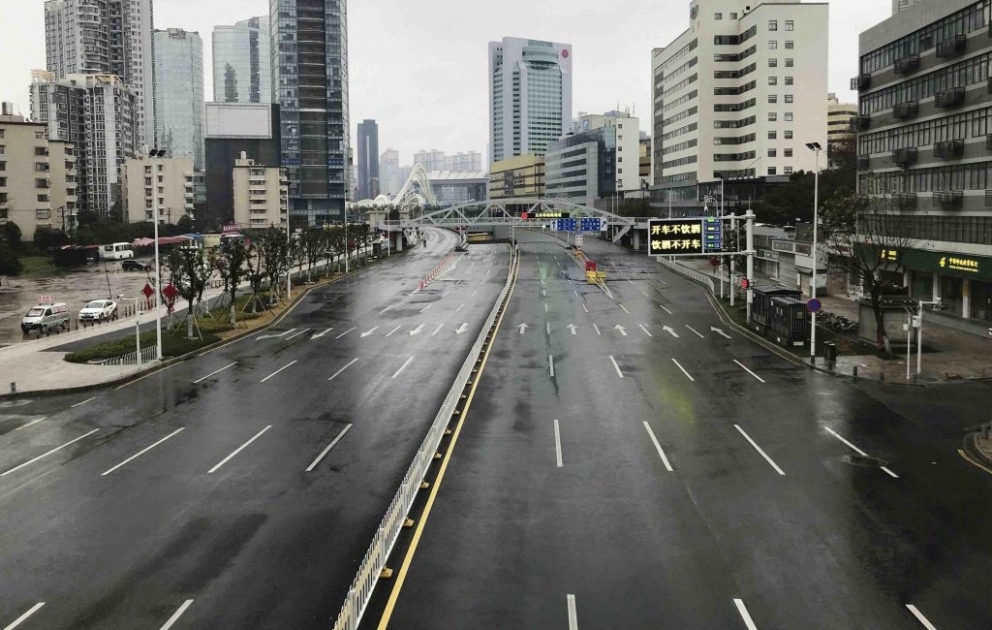 China coronavirus: Empty streets of Wuhan