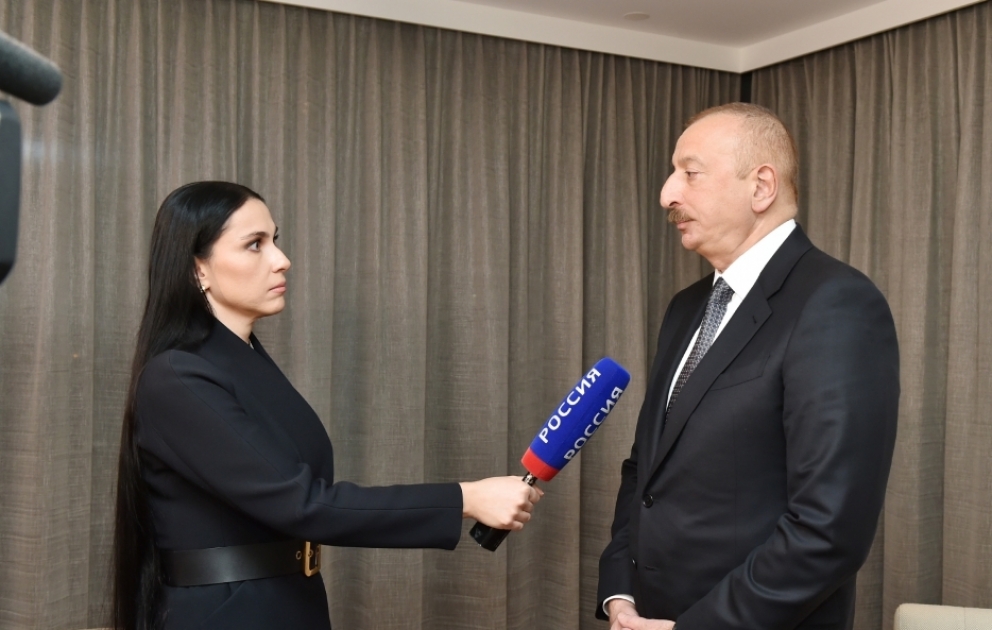 Azərbaycan Prezidenti İlham Əliyevin Rusiyanın “Rossiya-24” televiziya kanalına müsahibəsi