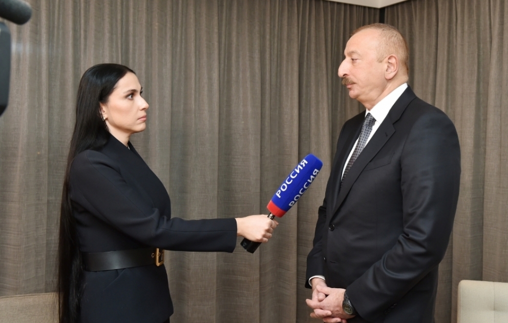 Интервью Президента Азербайджана Ильхама Алиева российскому телеканалу «Россия-24»