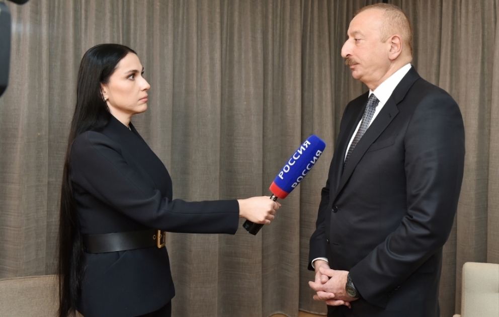 President Ilham Aliyev`s interview to Rossiya-24 TV channel