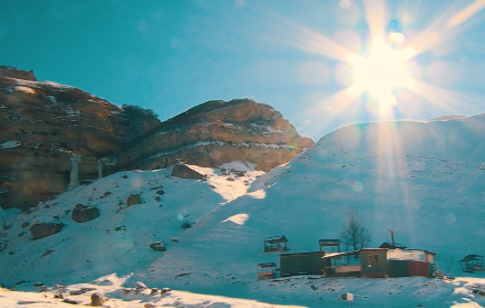 Les paysages hivernaux de Lézé