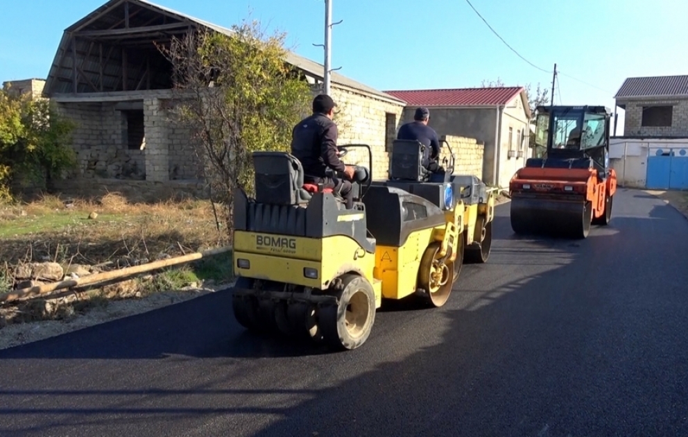 Ötən il Sabunçu rayonunda 135 küçə və yol asfaltlanıb