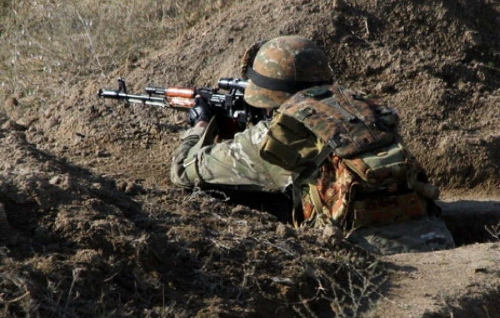 Ermənistan silahlı qüvvələri iriçaplı pulemyotlardan da istifadə etməklə atəşkəsi 24 dəfə pozub
