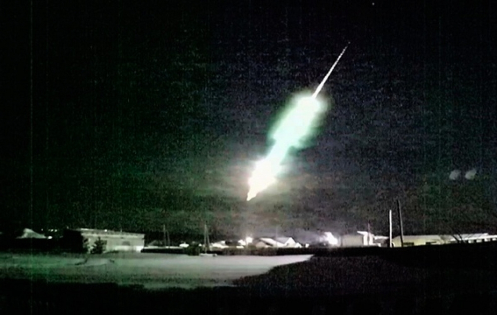 Meteoriteneinschlag im Ural