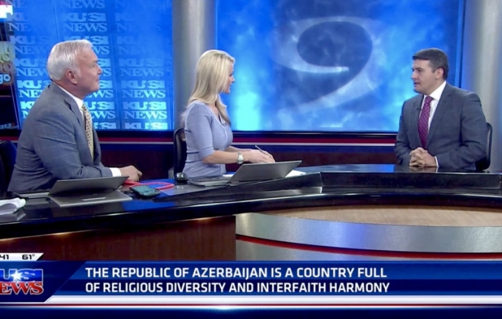 In Fernsehsender "KUSI-News" in Kalifornien Sendung über Aserbaidschan ausgestrahlt