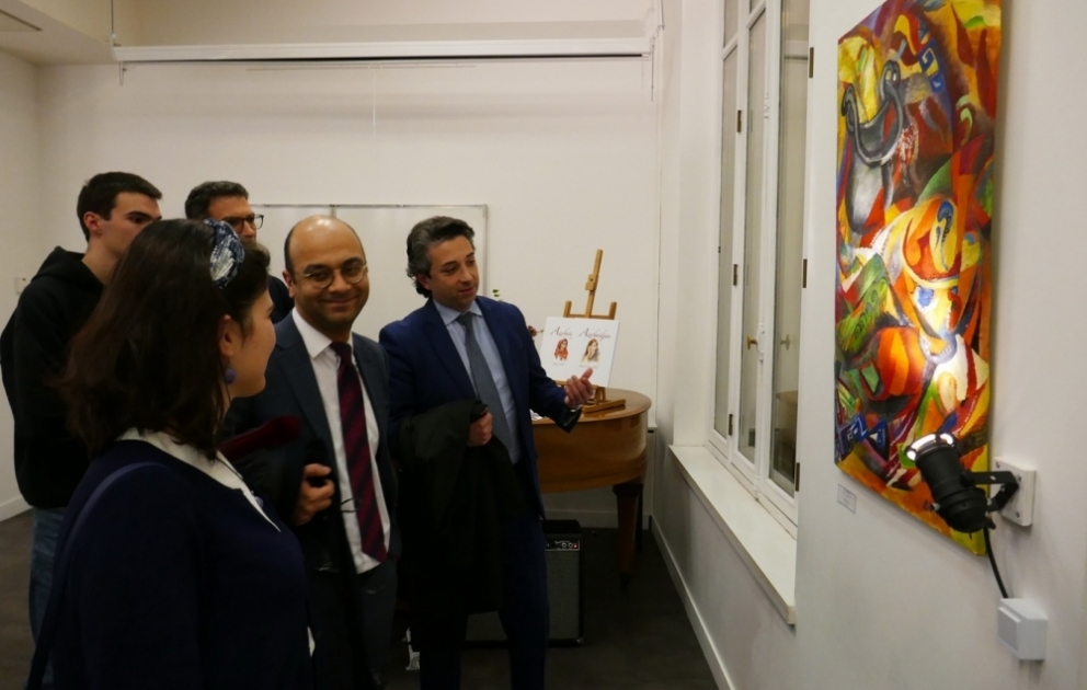 Paris İncəsənət və Mədəniyyət Ali Məktəbində Azərbaycan qadınına həsr edilmiş sərgi açılıb