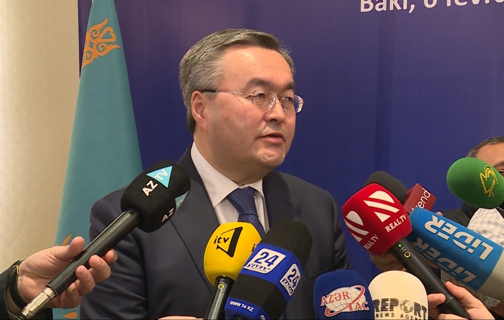 Отношения между Азербайджаном и Казахстаном можно охарактеризовать как взаимовыгодное сотрудничество на самом высоком уровне