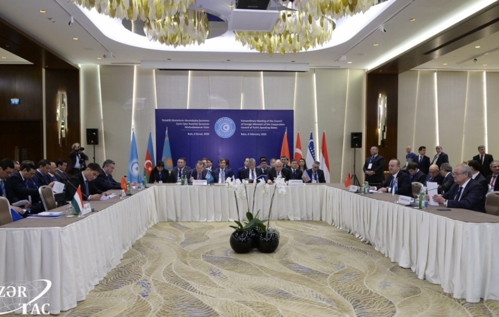 Bakıda Türk Şurasına üzv ölkələrin Xarici İşlər nazirlərinin növbədənkənar iclası keçirilib