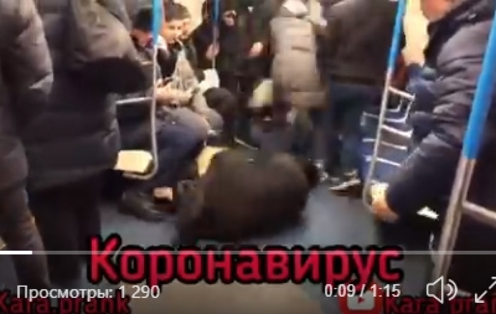 Пранкер извинился за ролик на тему коронавируса после жалобы метрополитена в МВД