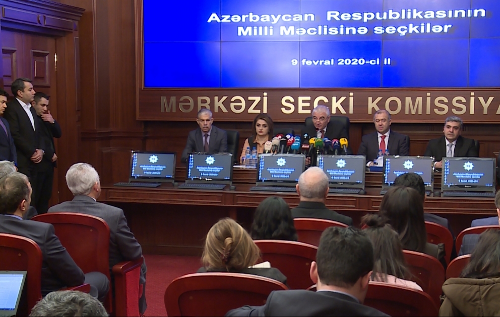 Mərkəzi Seçki Komissiyasında parlament seçkilərinin başlamasına dair mətbuat konfransı keçirilib