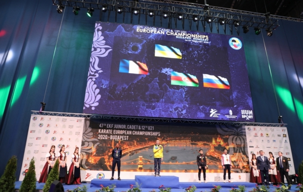 Karateçilərimiz Avropa çempionatında rekord nəticə qazanıblar