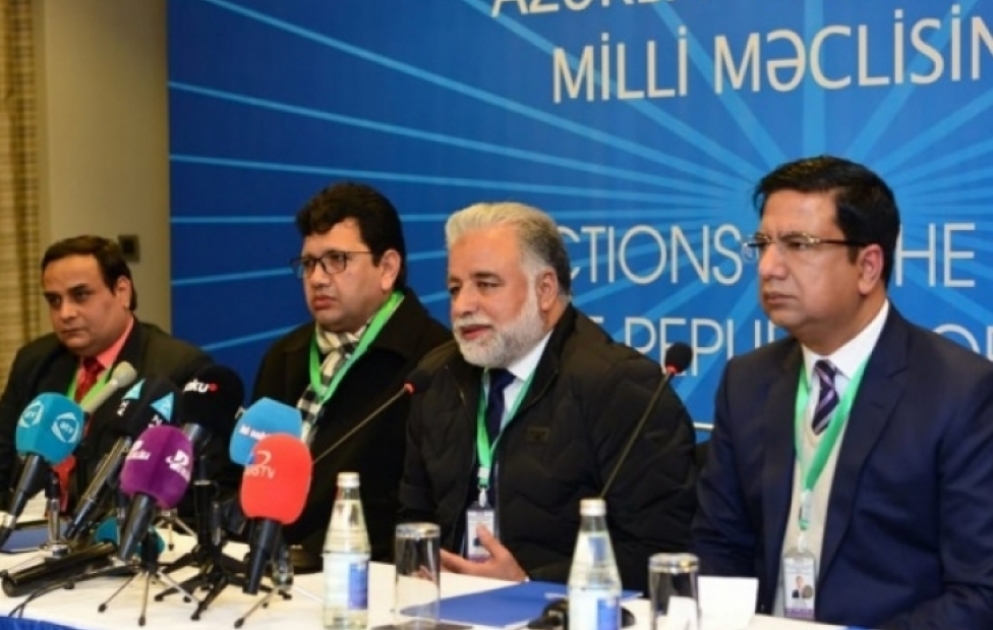 Pakistanlı müşahidəçilər: Azərbaycanda parlament seçkiləri yüksək səviyyədə təşkil edilib
