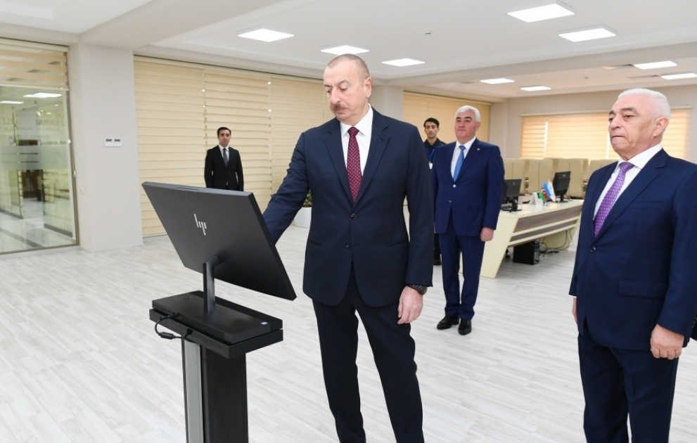 President Ilham Aliyev attended opening of Dubandi substation of AzerEnergy OJSC