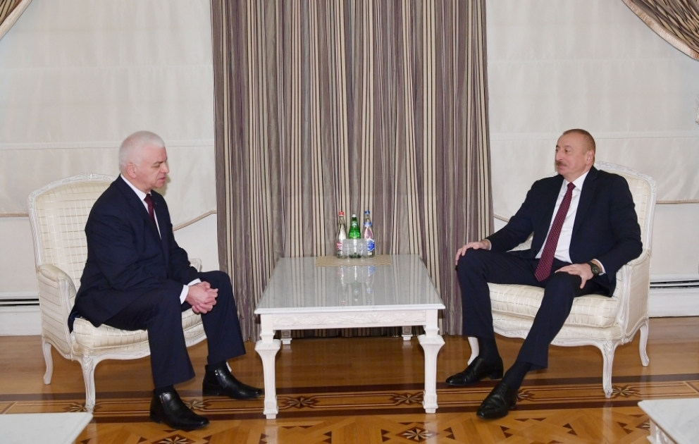 Präsident Ilham Aliyev empfängt Leiter der GUS-Beobachtungsmission