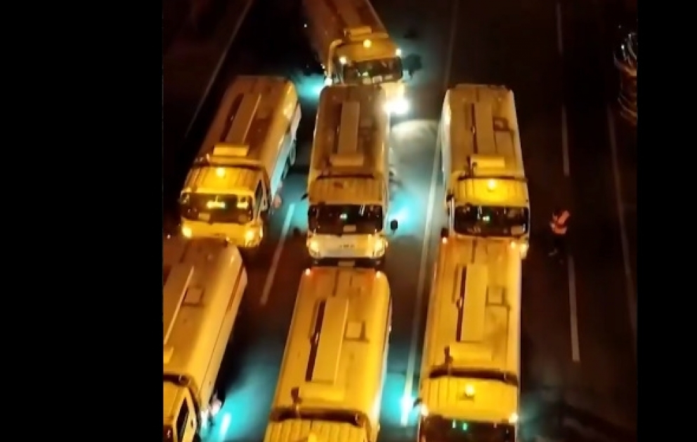 Çin şəhərləri belə dezinfeksiya edilir