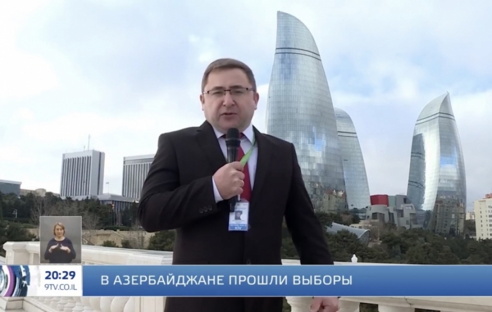 Israelischer TV-Sender veröffentlicht Reportage über Parlamentswahlen in Aserbaidschan