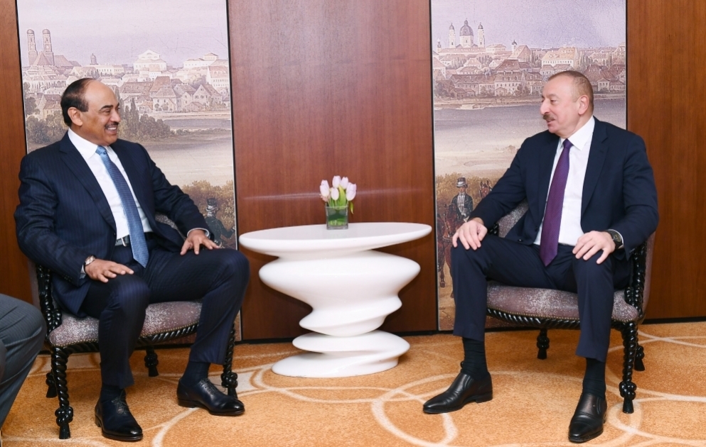 President Ilham Aliyev met with Kuwaiti Prime Minister in Munich