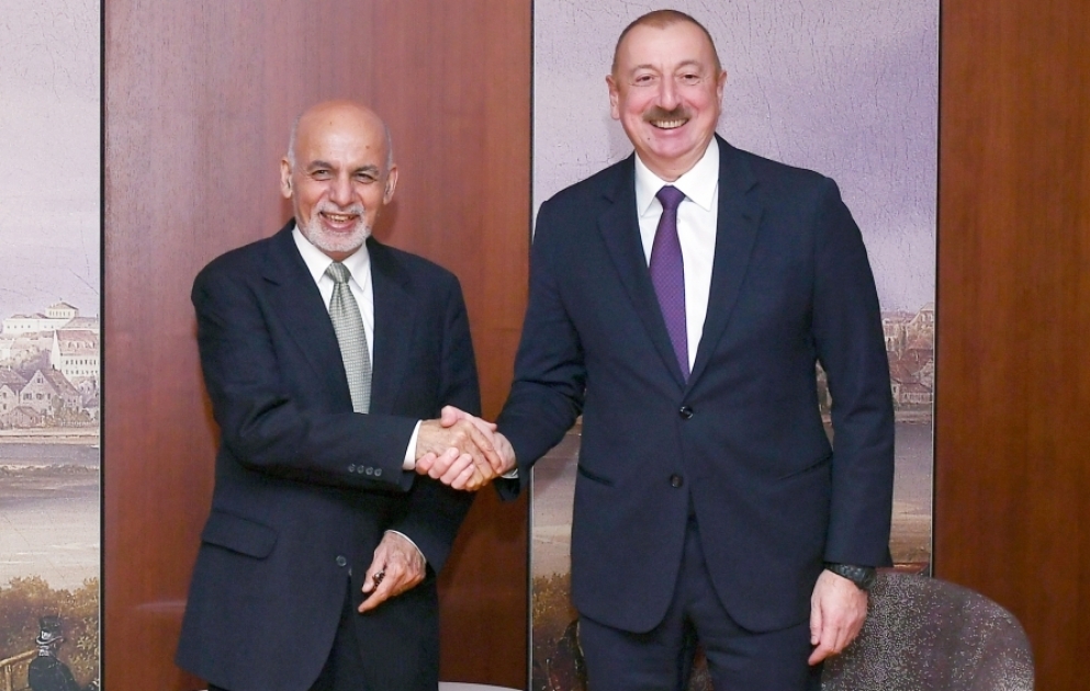 President Ilham Aliyev met with Afghan President Mohammad Ashraf Ghani in Munich