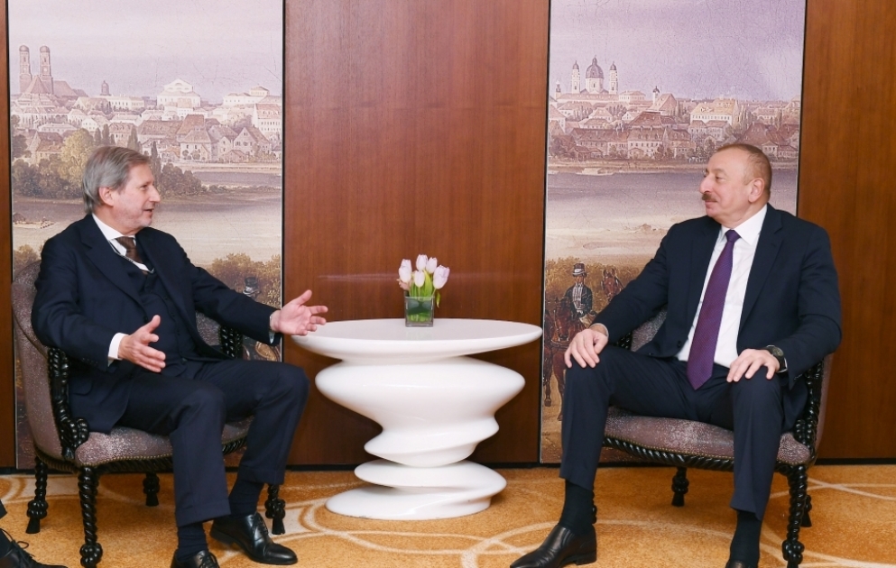 President Ilham Aliyev met with European Union Commissioner in Munich