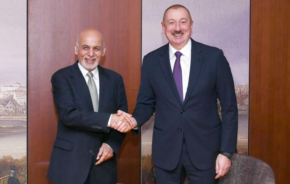 Entretien des présidents azerbaïdjanais et afghan à Munich