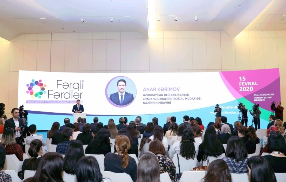 В Центре Гейдара Алиева проходит II Конгресс Fərqli Fərdlər, посвященный детям с особенностями развития