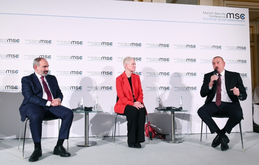 Panel discussions on Armenia-Azerbaijan Nagorno-Karabakh conflict held as part of Munich Security Conference 
Azerbaijani President Ilham Aliyev and Armenian Prime Minister Nikol Pashinyan participated in the discussions