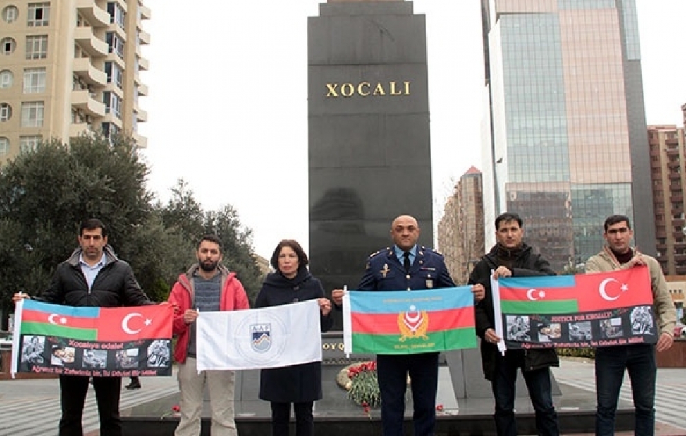 Azerbaijani military alpinists take part in the Justice for Khojaly expedition