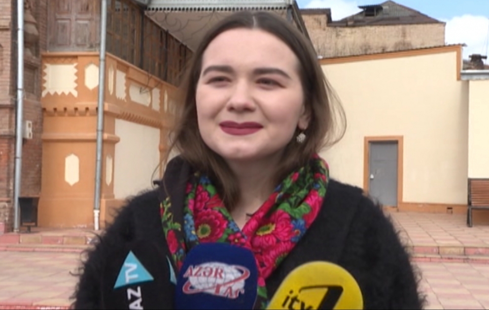 Marina Qonçaruk: Azərbaycan multikulturalizmin təbliğində öz üzərinə böyük missiya götürüb