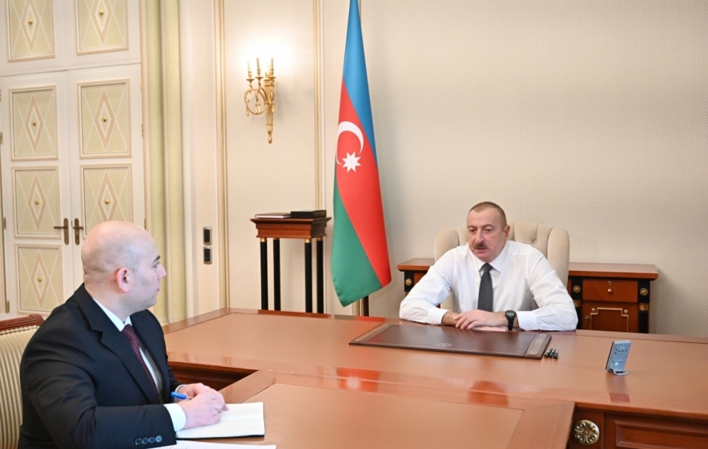 Prezident İlham Əliyev Bakı Nəqliyyat Agentliyinin İdarə Heyətinin sədrini qəbul edib