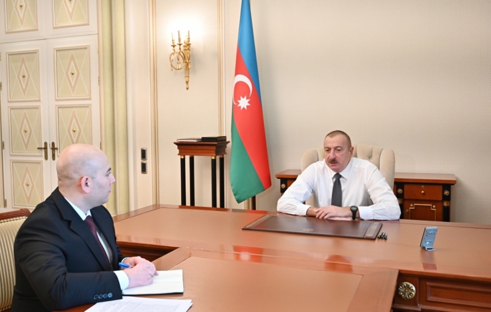 President Ilham Aliyev received chairman of the Board of Baku Transport Agency
