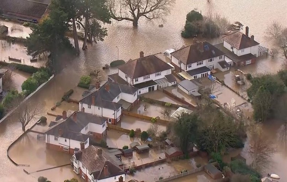 Flooding after UK hit by second big storm in a week