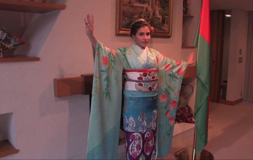 Tokioda Azərbaycan kimonosunun təqdimatı keçirilib