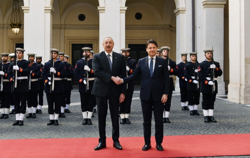 President Ilham Aliyev met with President of Council of Ministers of Italy Giuseppe Conte