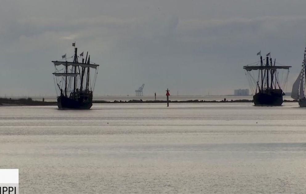Columbus ship replicas arrive in Mississippi