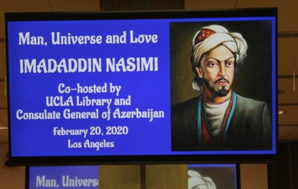 UCLA Library celebrates Azerbaijani poet Imadaddin Nasimi
