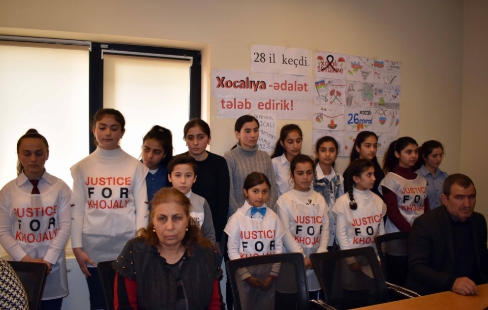 Gürcüstanın Laqodexi rayonunda Xocalı soyqırımı qurbanlarının xatirəsi yad olunub