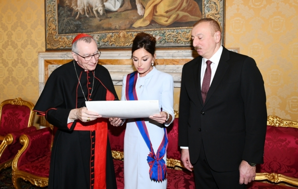 President Ilham Aliyev met with Vatican Secretary of State Cardinal Pietro Parolin