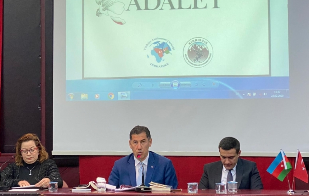 Ankarada “Xocalıya ədalət!” şüarı altında konfrans keçirilib