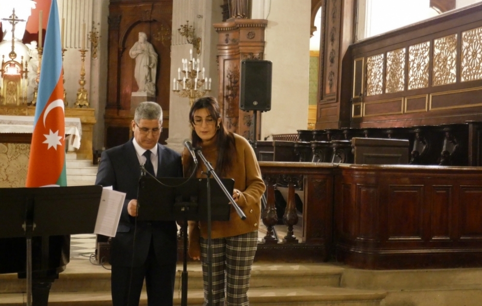 Parisdə Xocalı soyqırımının 28-ci ildönümü ilə bağlı tədbir keçirilib