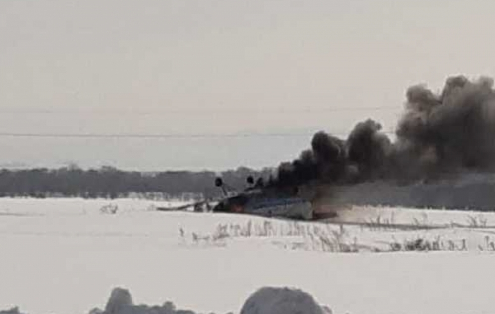 Qazaxıstanın Öskemen şəhəri yaxınlığında “An-2” təyyarəsi qəzalı eniş edib