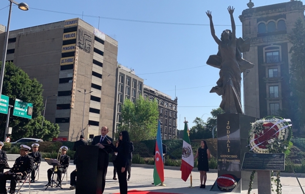 Meksika paytaxtındakı Xocalı meydanında soyqırımı qurbanlarının xatirəsi anılıb