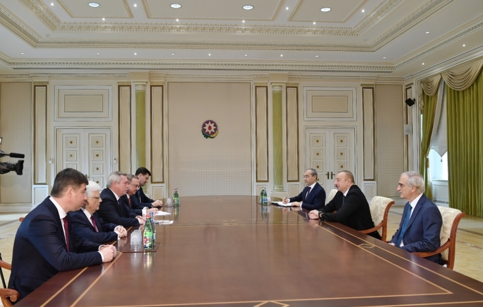 Prezident İlham Əliyev Rusiyanın Rostov vilayətinin qubernatorunun başçılıq etdiyi nümayəndə heyətini qəbul edib
