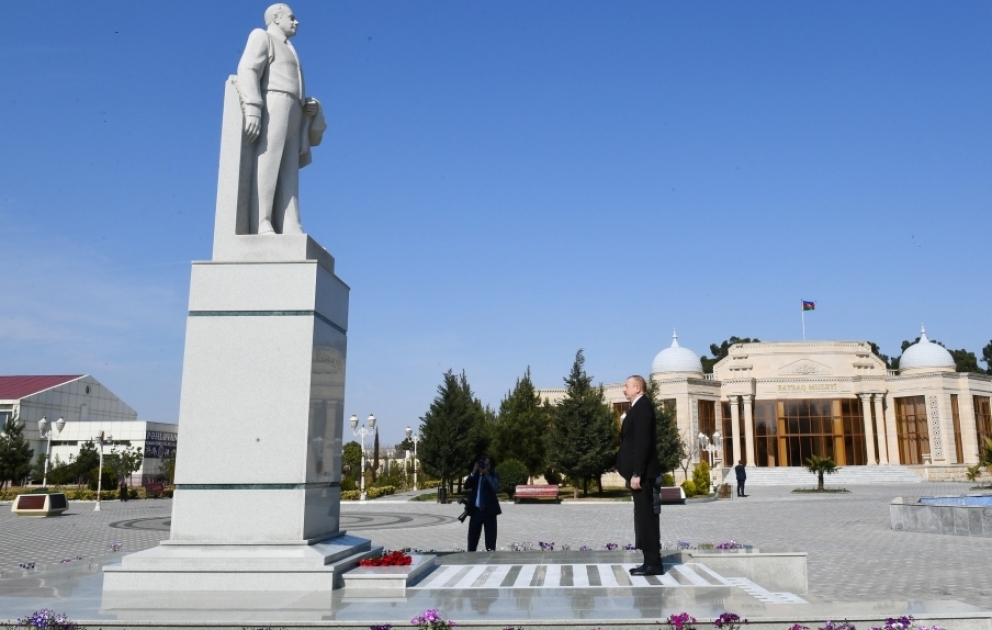Le président Ilham Aliyev entame une visite dans la région de Goranboy