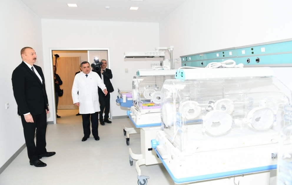 Inauguration de l’Hôpital central de Goranboy