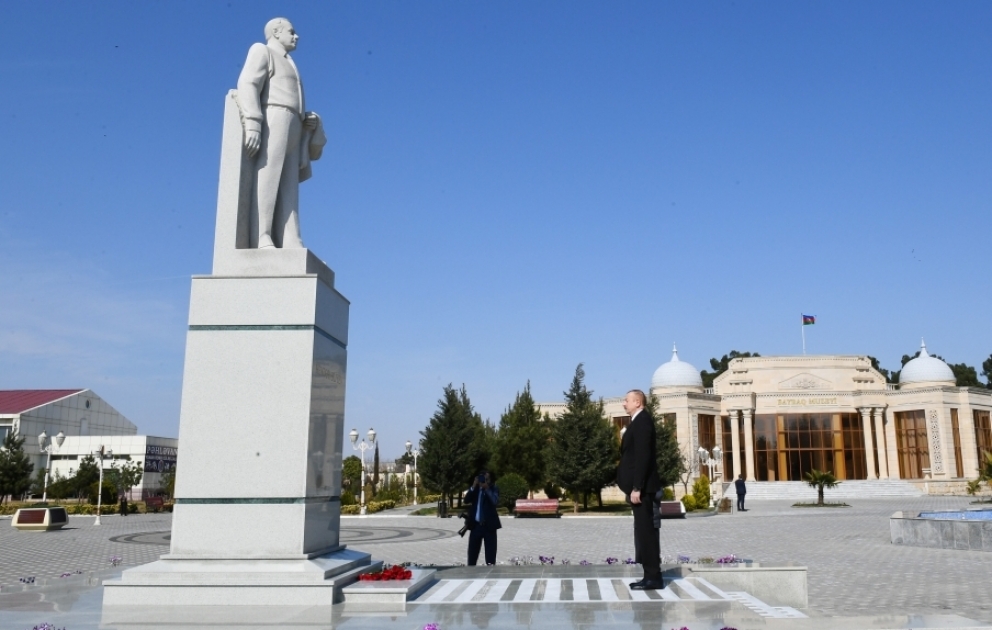 Goranboy: Staatspräsident Ilham Aliyev weiht zentrales Krankenhaus ein